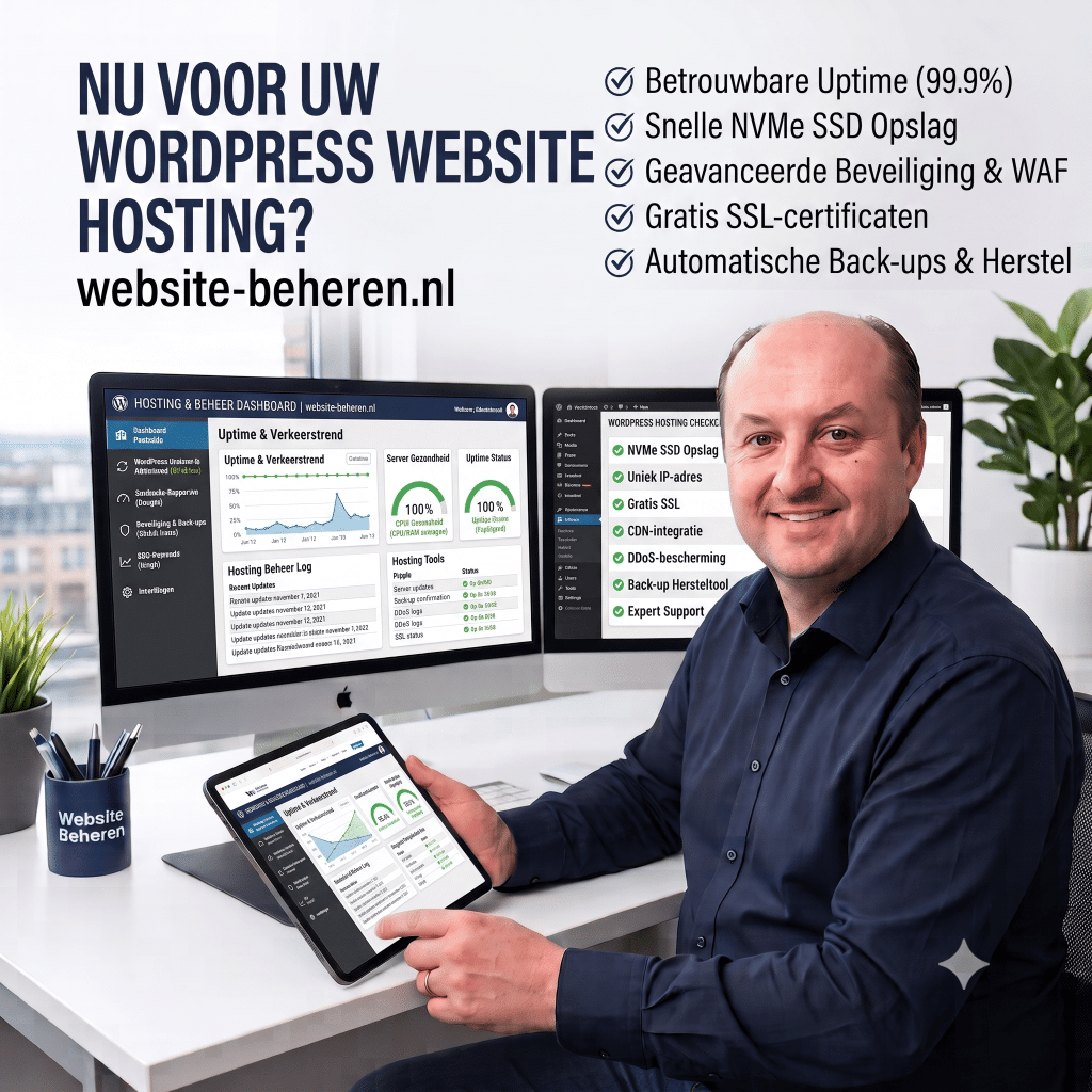 WordPress website hosting snelle ssd litespeed hosting bij beheer mijn website en website beheren