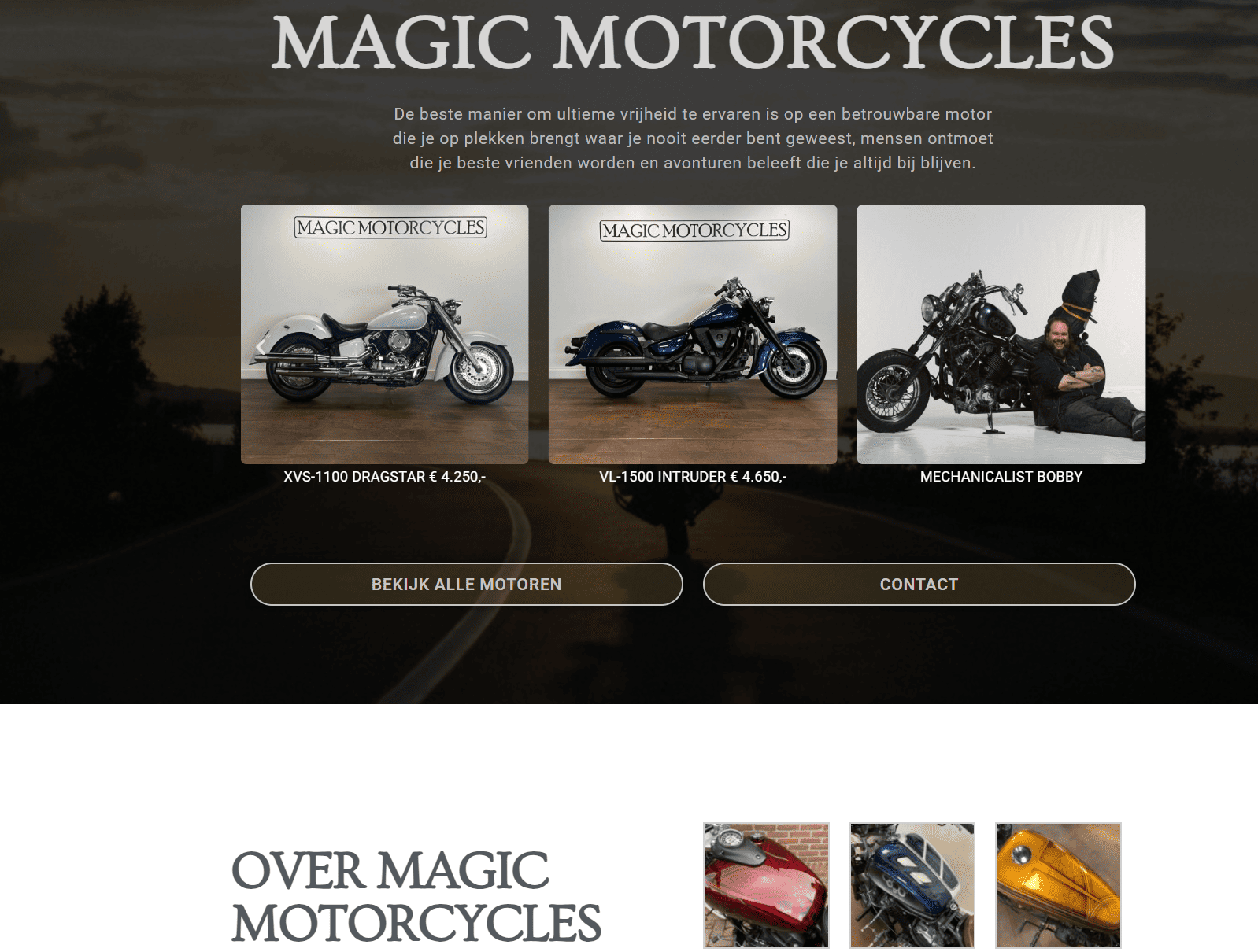 Magic Motorcycles SEO en snelheidsoptimalisatie door Beheer Mijn Website
