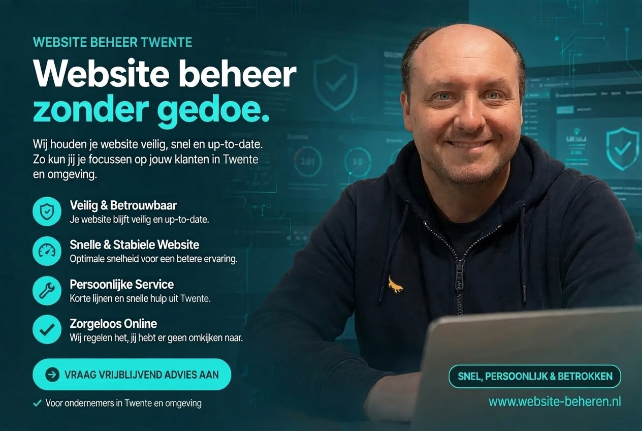 Website Beheer Twente - WordPress onderhoud vanuit Enschede