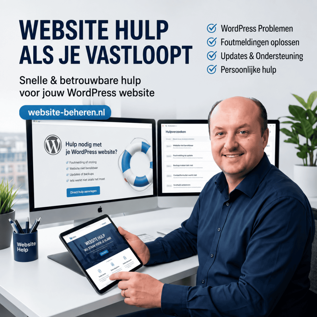 Website hulp nodig als je vastloopt van website-beheren.nl